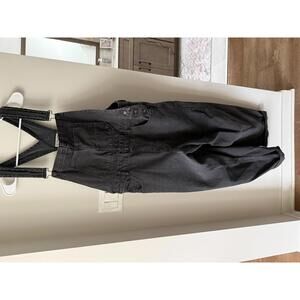 WE THE FREE Black Denim Overalls Women's XL